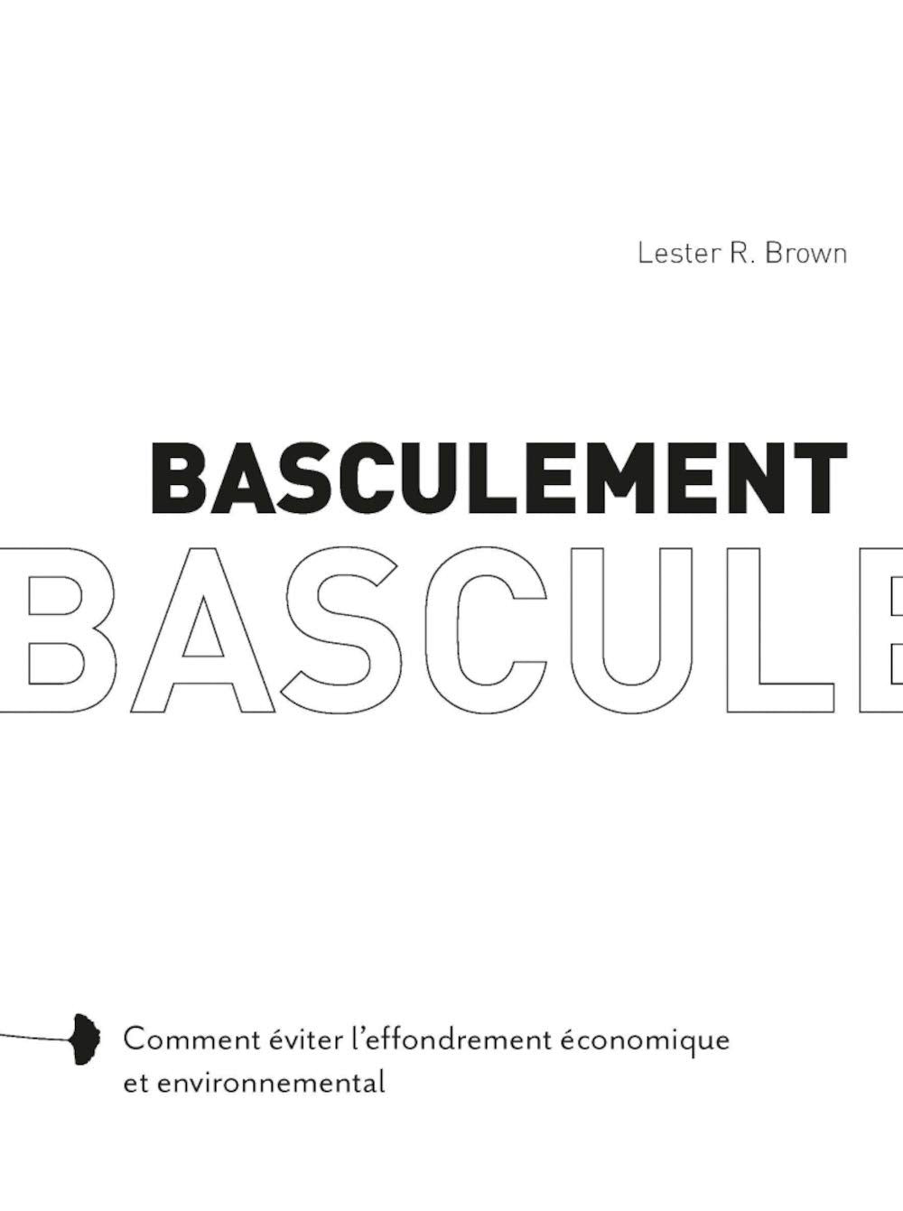 Basculement: Comment éviter l'effondrement économique et environnemental 9782917770337