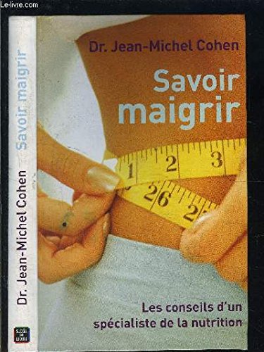 Savoir maigrir 9782738217769