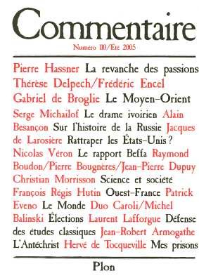 Revue Commentaire N110 Ete 2005 9782259202046