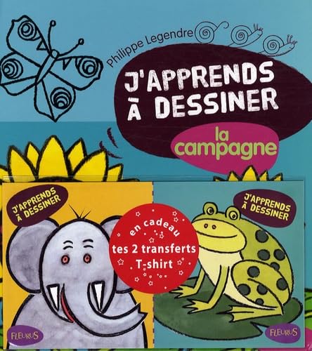 J'apprends a dessiner : la campagne + 2 transfert T-Shirt 9782215095576