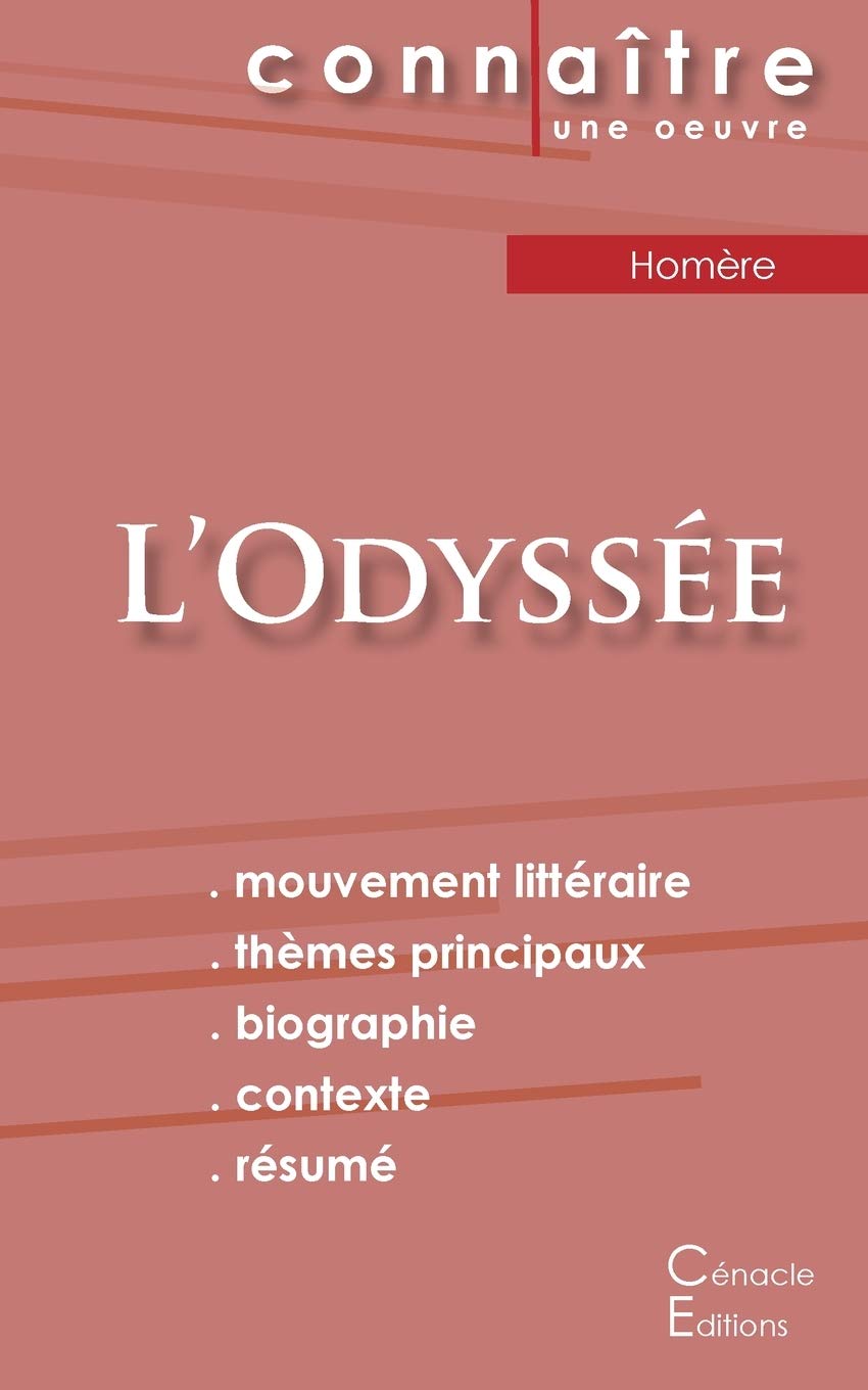 Fiche de lecture L'Odyssée de Homère (Analyse littéraire de référence et résumé complet) 9782367886039