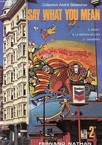 say what you mean 9782091706115