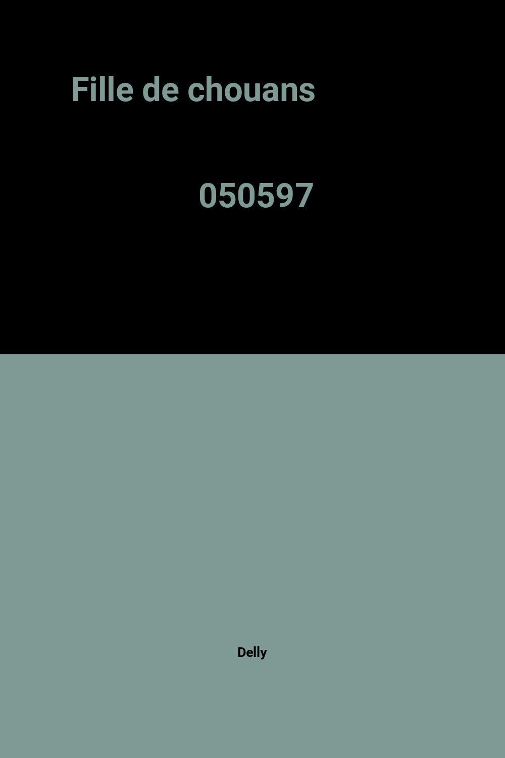 Fille de chouans 050597 9782235014090