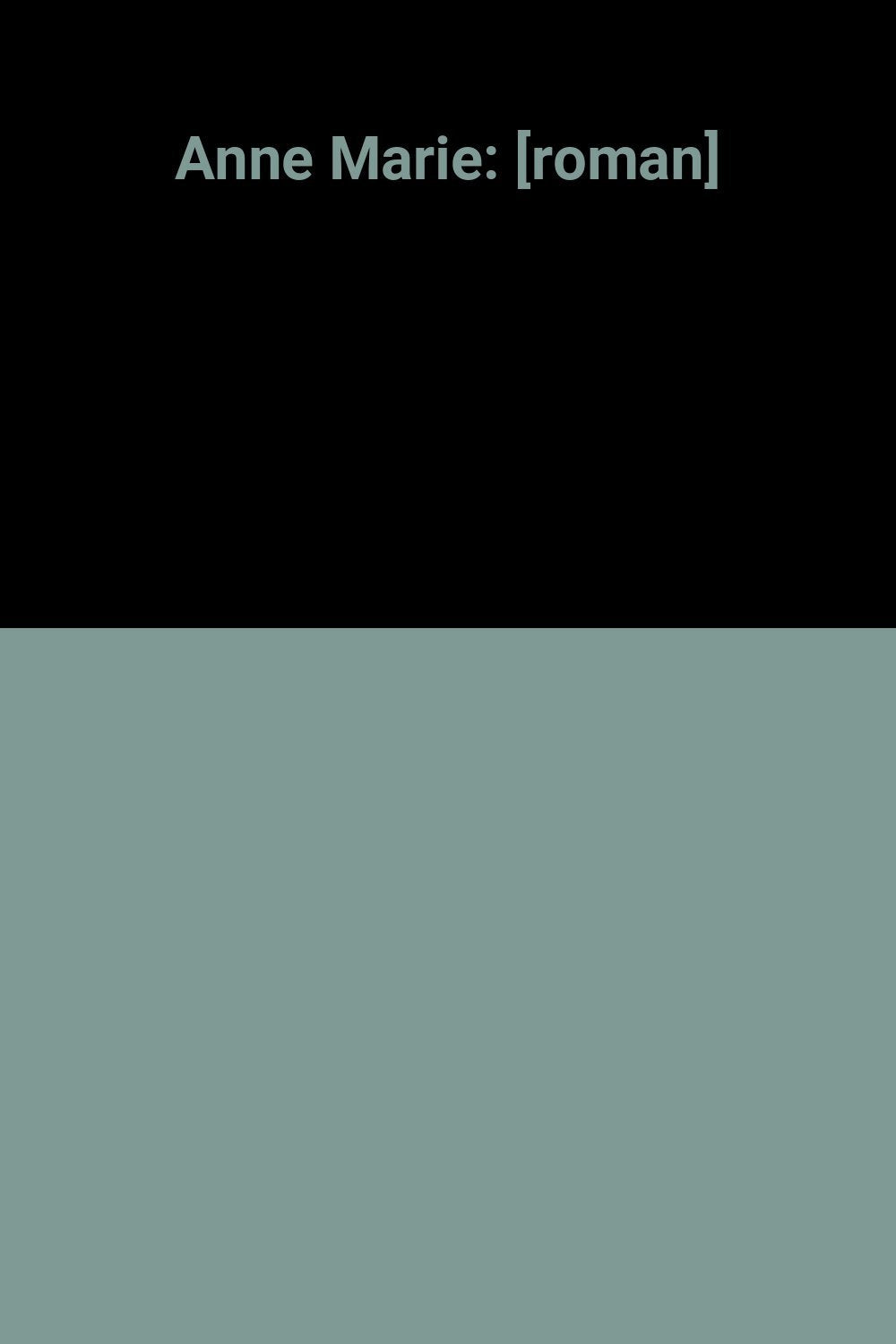 Anne Marie 9782246242413