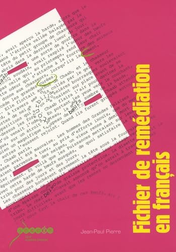 Fichier de remédiation en français 9782866153298