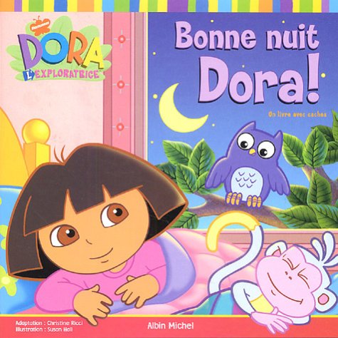 Bonne nuit Dora !: Un livre avec caches 9782226154897