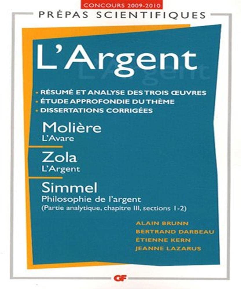 L'Argent 9782081220249