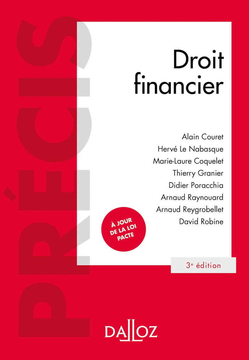 Droit financier. 3e éd. 9782247169436