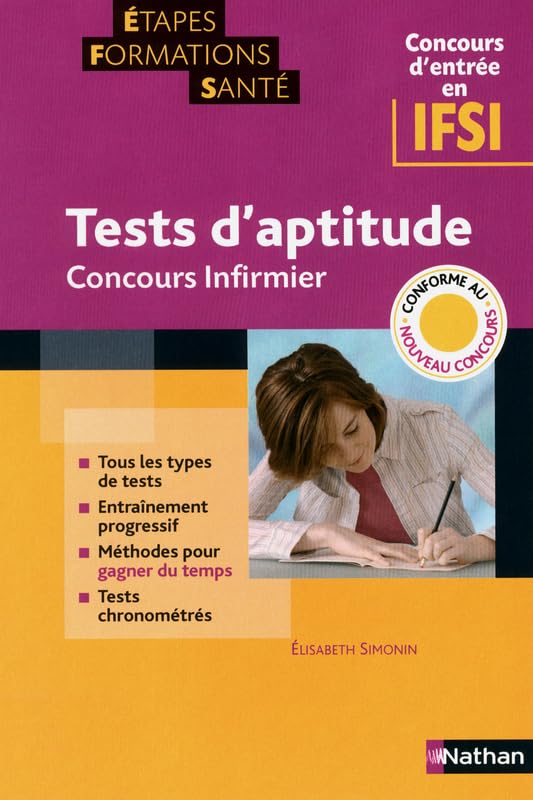 Tests d'aptitude - Concours infirmier 9782091616797