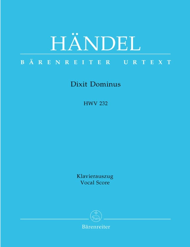 Dixit Dominus Domino meo HWV 232 --- Chant(SATB)/Piano 9790006442584