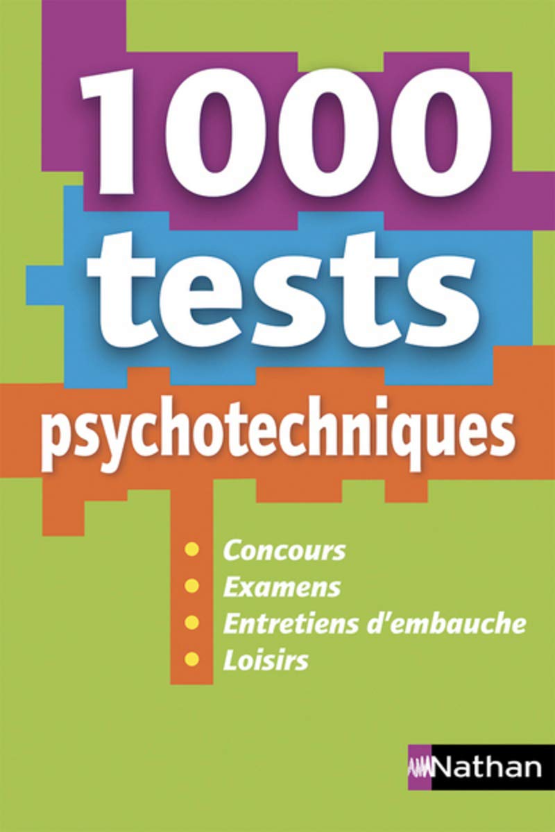 1 000 tests psychotechniques 9782091654522