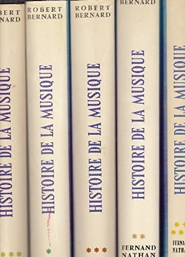 Histoire de la musique, en 5 volumes
