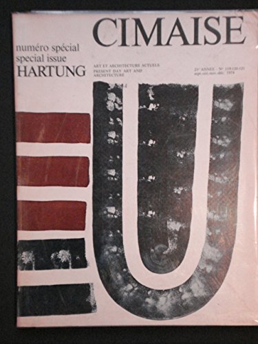 Cimaise. Numéro spécial Hartung. N°119-120-121, sept. à déc. 1974