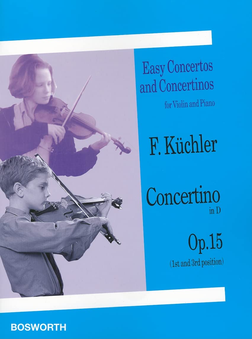 Concertino in D, Op. 15 (1st and 3rd Position): Violin and Piano 9781846099205