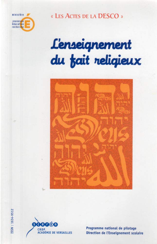 L'enseignement du fait religieux 9782866373887