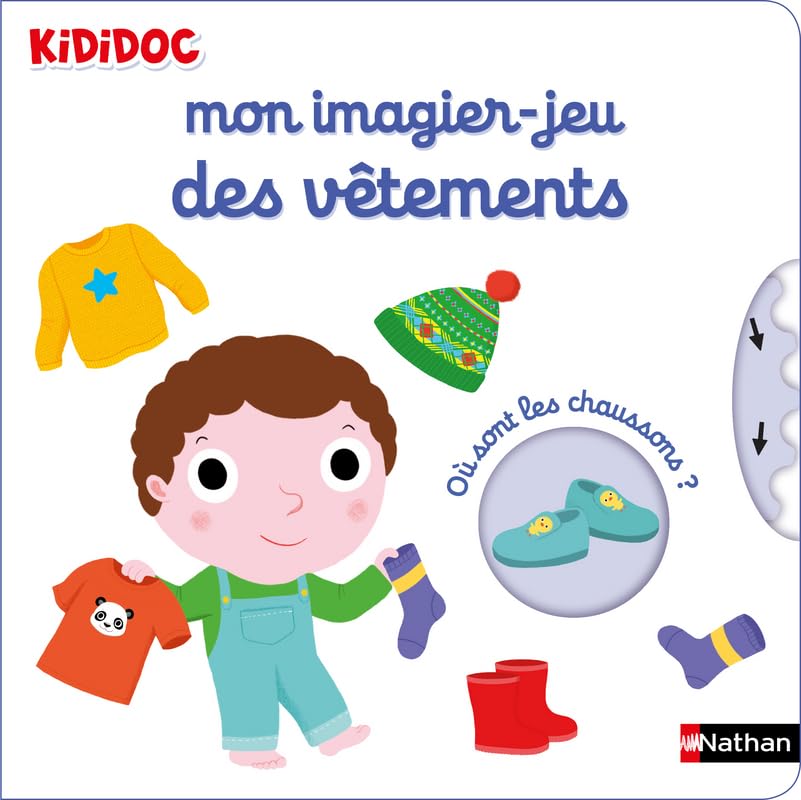 Mon imagier-jeu des vêtements - Kididoc livre animé - dès 1 an 9782092584439