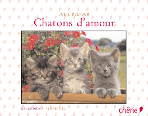 Calendrier perpétuel chatons d'amour 9782842778934