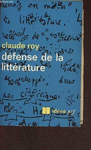 Défense de la littérature 9782070351619