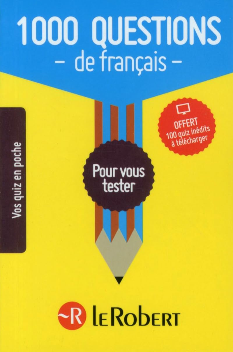 1 000 questions de français pour vous tester 9782321004455