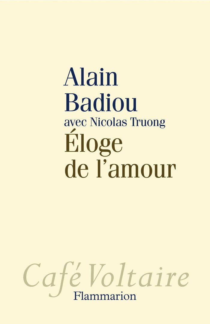 Éloge de l'amour 9782081233010