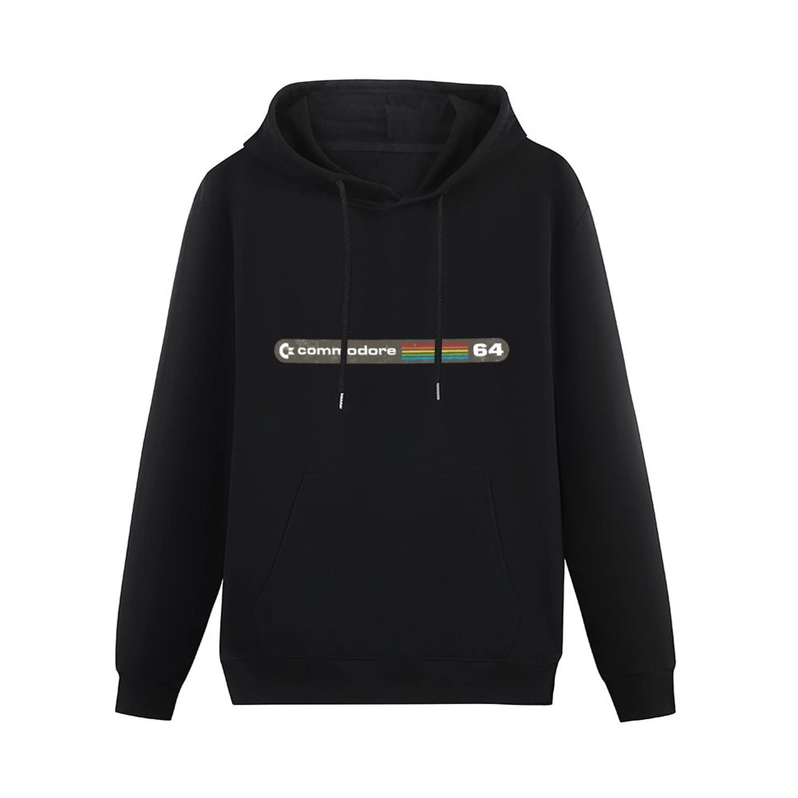 BAISHA Commodore 64 Best Games Black Men's Hoodie Graphic Sweatshirt XXL 9782253079354