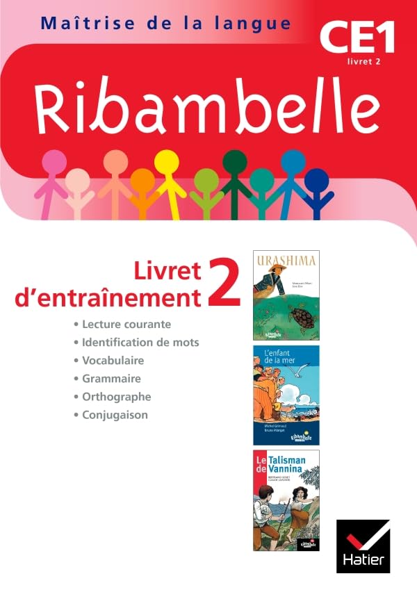Ribambelle CE1 2010 série Rouge, livret d'entraînement N°2 NON VENDU SEUL Compose le 9344912 9782218943874