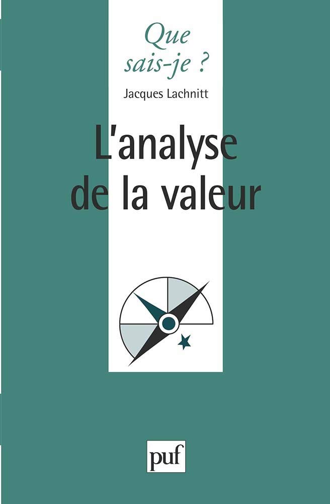 L'Analyse de la valeur, 3e édition 9782130399568