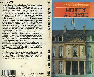 Meurtre à l'Élysée: Jean Duchateau 9782266020480