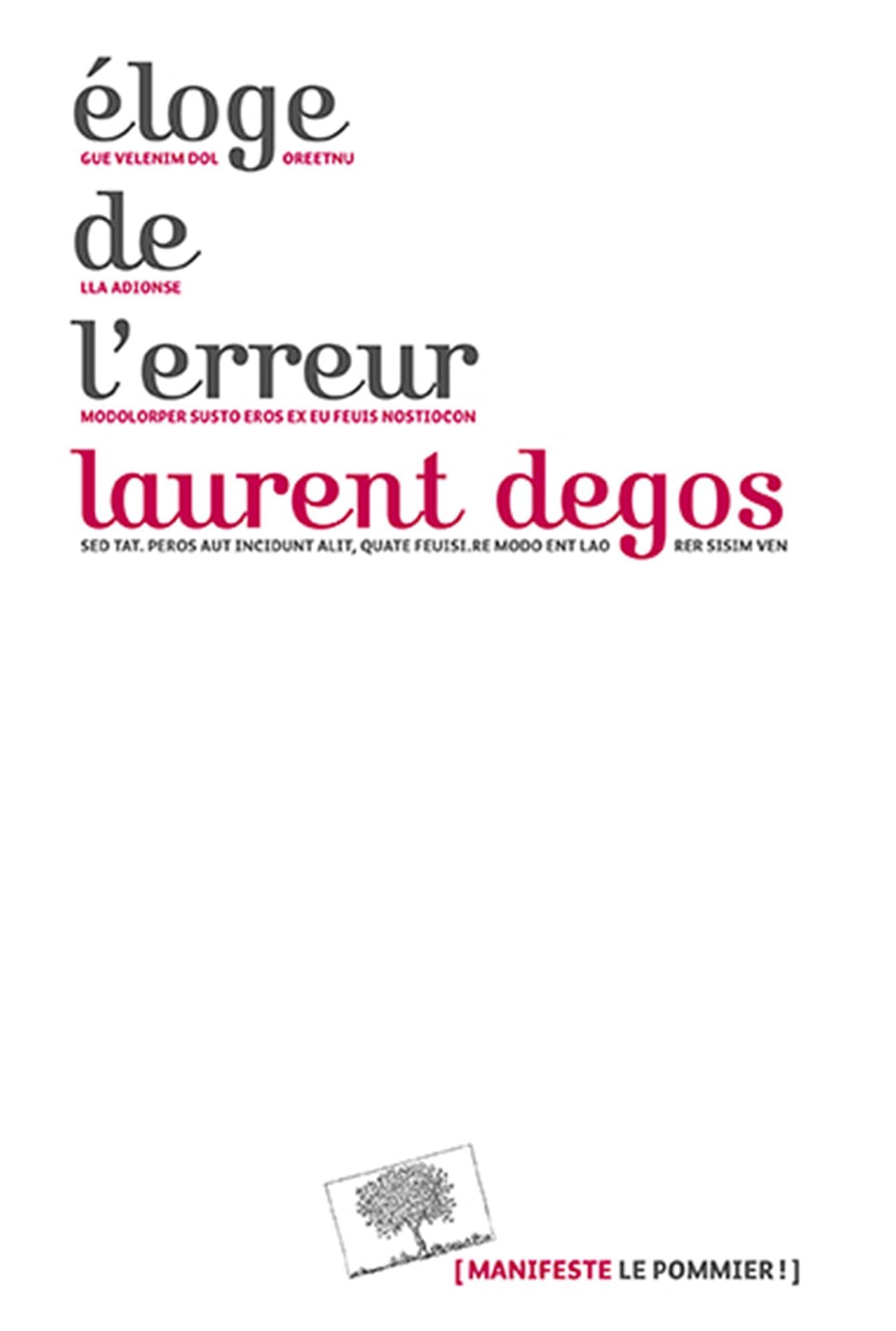 Éloge de l'erreur 9782746506503