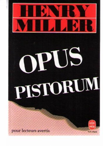 OPUS PISTORUM 9782253036524