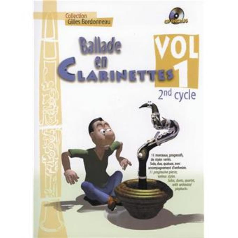 Ballades Clarinette Deuxième Cycle V1-CD 3554270185037
