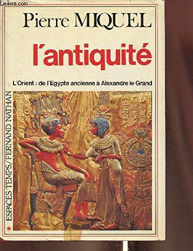 L'antiquite 9782092902042