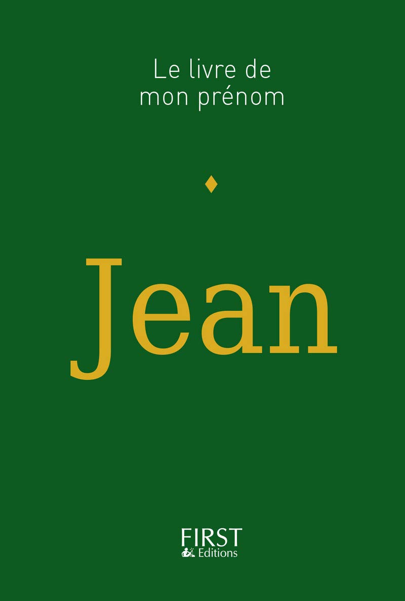 2 Le Livre de mon prénom - Jean 9782412016794