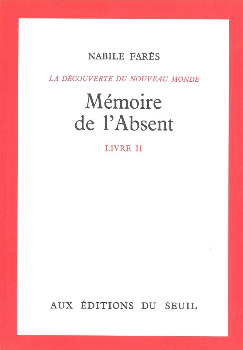 Découverte du monde, tome 2 : Mémoire de l'absent 9782020012300