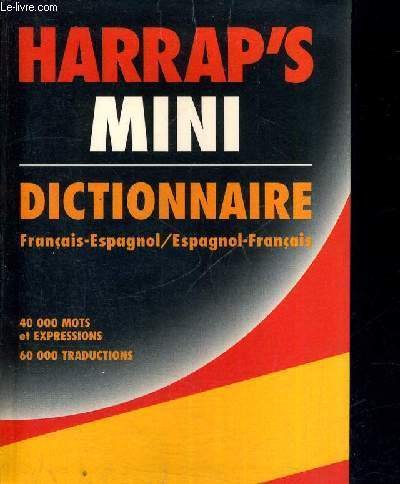 Harrap's mini. Dictionnaire Français-Espagnol, Espagnol-Français 9780245503696