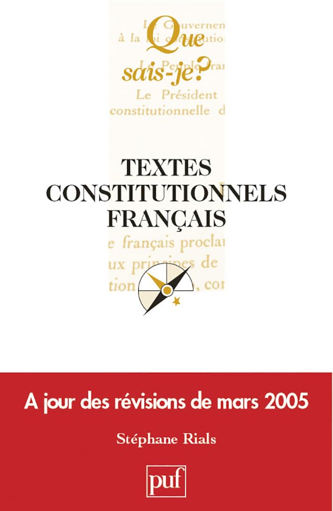Textes constitutionnels français 9782130552000