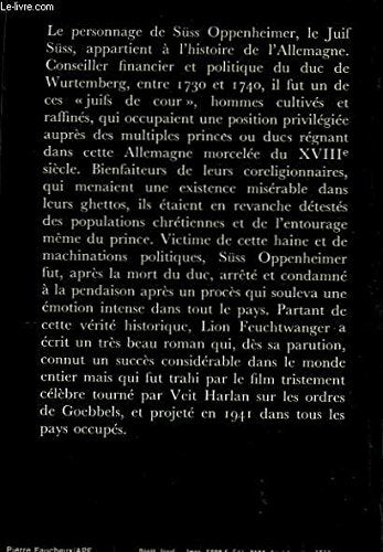 Le Juif Süss: Une grande oeuvre trahie par un film tristement célèbre