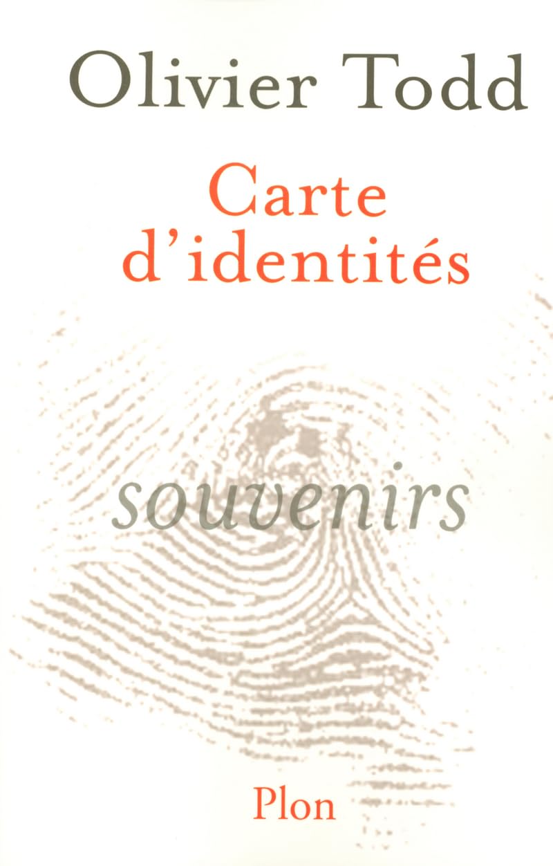 CARTE D IDENTITES 9782259196697