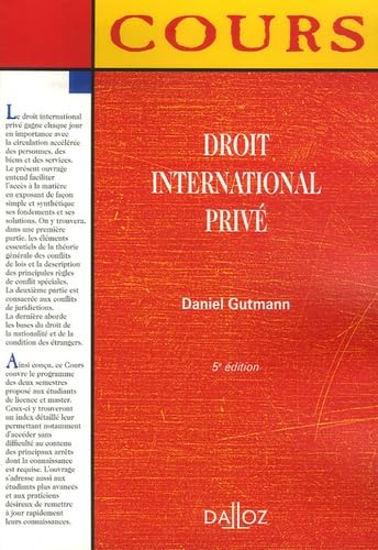 Droit international privé 9782247071296