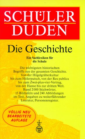 DIE GESCHICHTE.: EIN SACHLEXIKON FUR DIE SCHULE 9783411054138