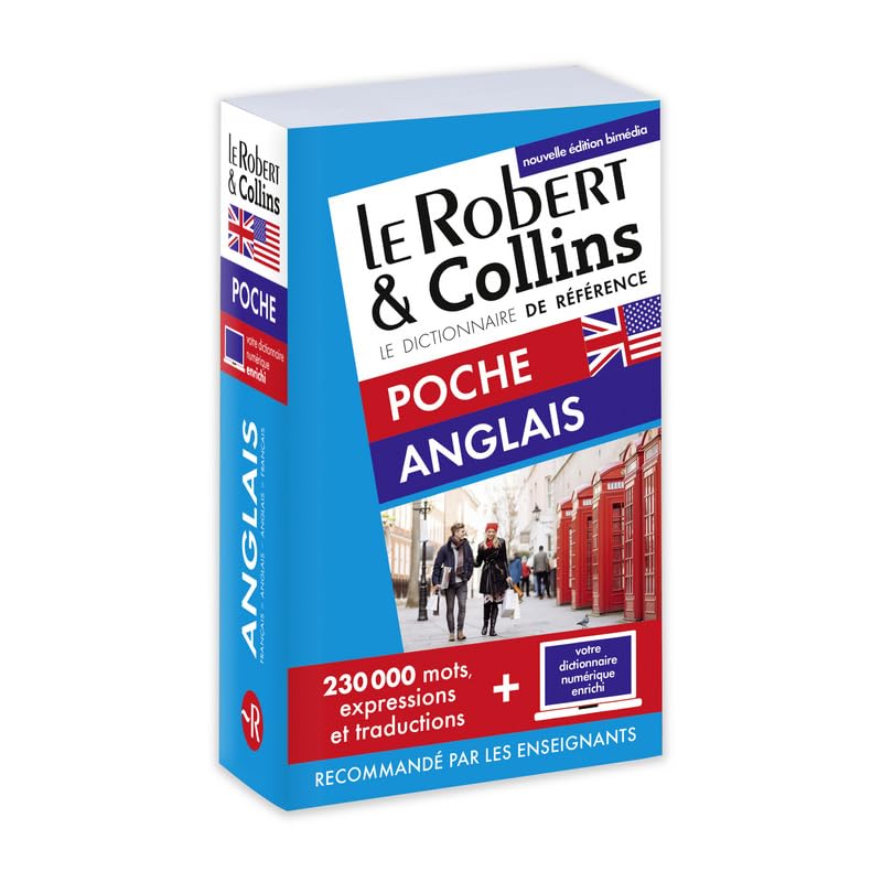 Dictionnaire Le Robert & Collins Poche Anglais et sa version numérique à télécharger PC: Poche broché + Dictionnaire à télécharger PC 9782321010753