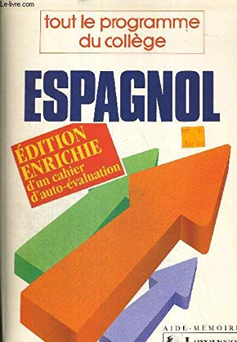 AIDE-MEMOIRE ESPAGNOL 9782038004588