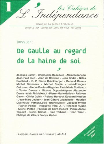 De Gaulle au regard de la haine de soi 9782755401004
