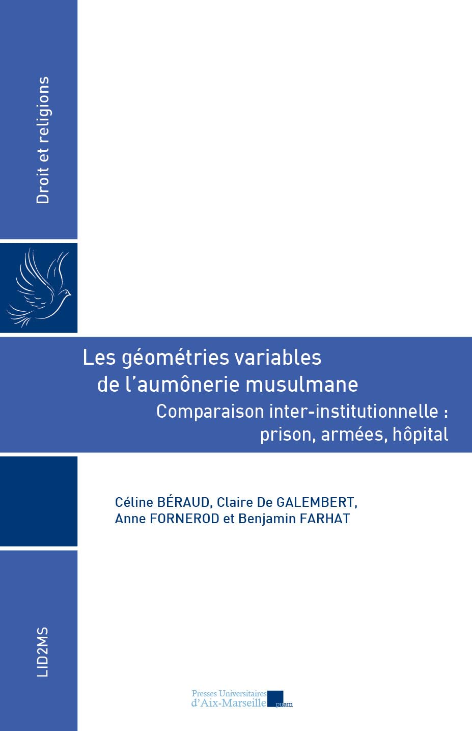 Les géométries variables de l’aumônerie musulmane: Comparaison inter-institutionnelle : prison, armées, hôpital 9782731413144