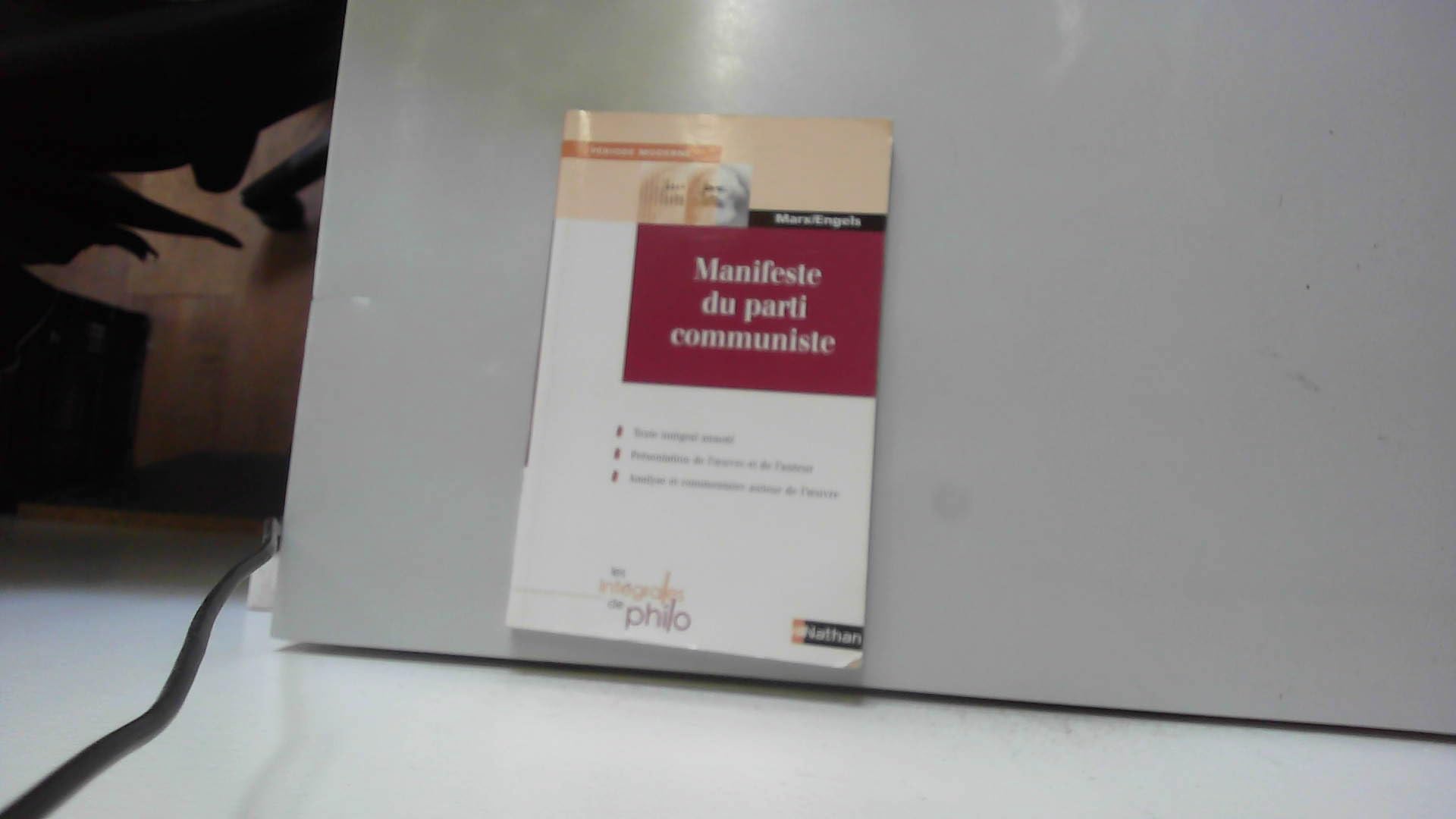 Manifeste du parti communiste 9782091834481