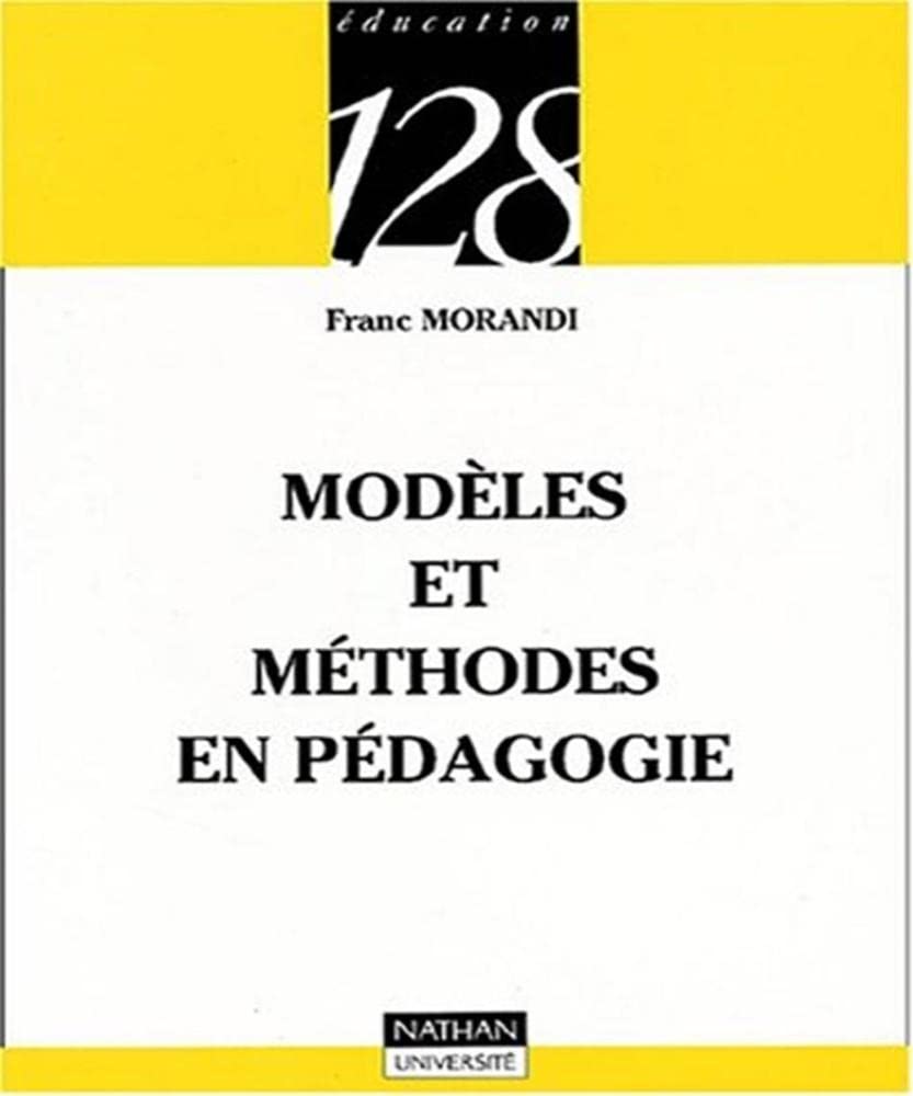Modèles et méthodes en pédagogie 9782091911854