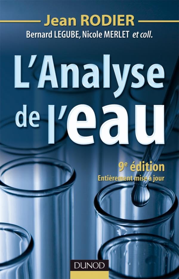 L'analyse de l'eau 9782100072460