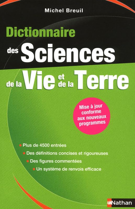 DICTIONNAIRE SCIENCES VIE TERR 9782091882697