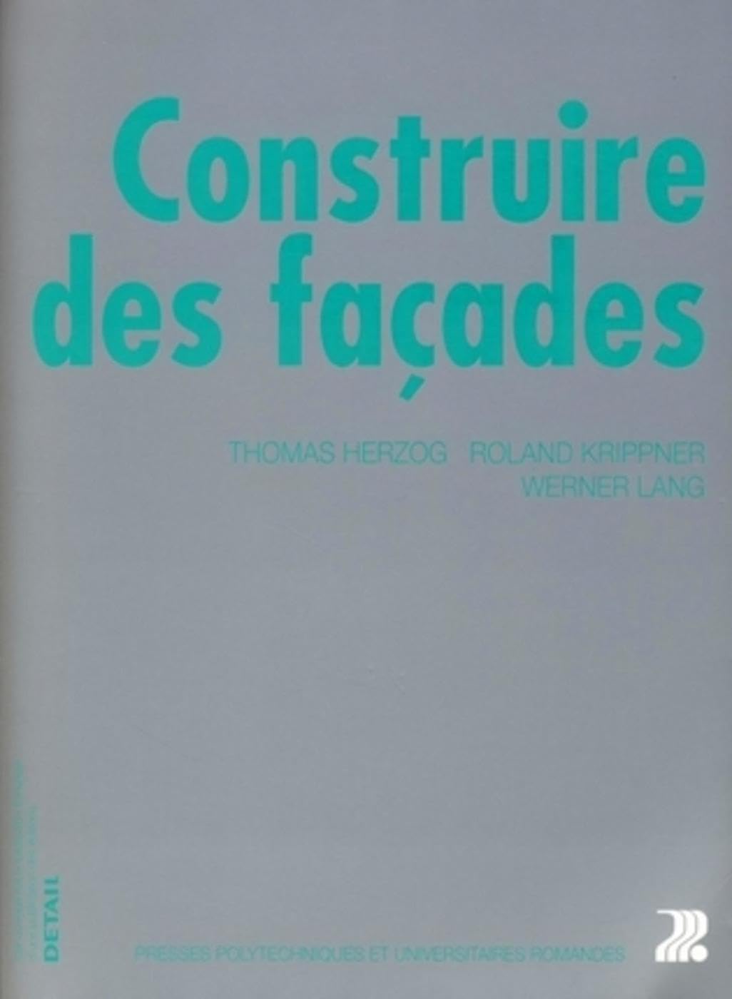 Construire des façades 9782880747220
