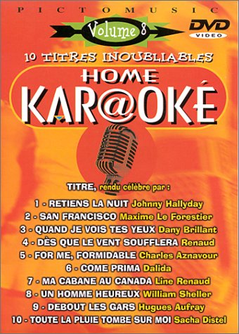 Home Kar@oké : 10 titres inoubliables - Vol.8 3596971625078